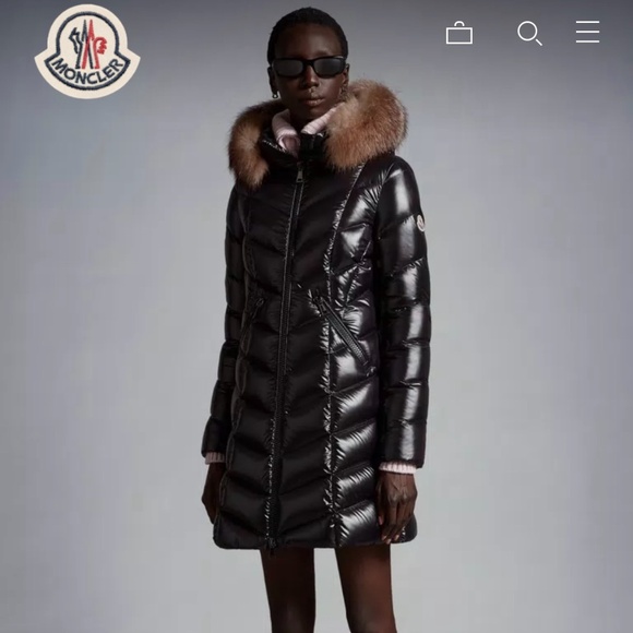 Moncler Jackets & Blazers - Moncler coat with fur detachable hood
